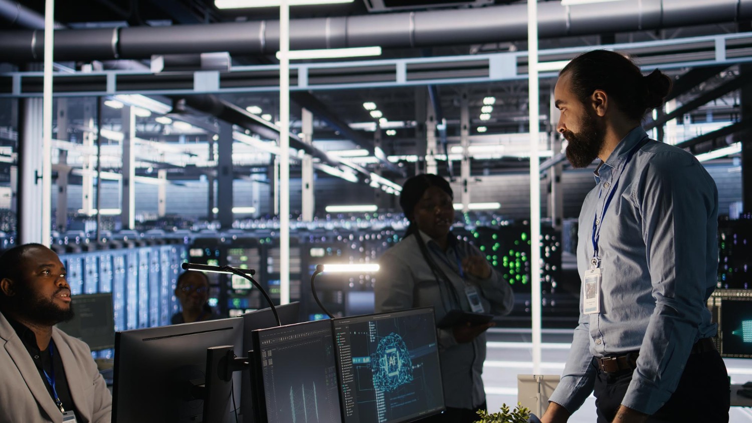 Sala de servidores - valuación de centros de datos